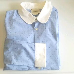 GUCCI Boy's Button Down Shirt, size 10